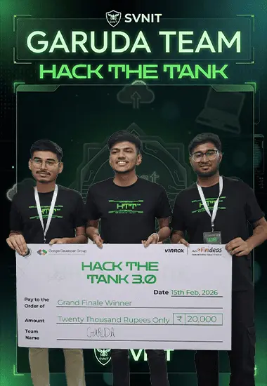 Team Garuda hackathon poster