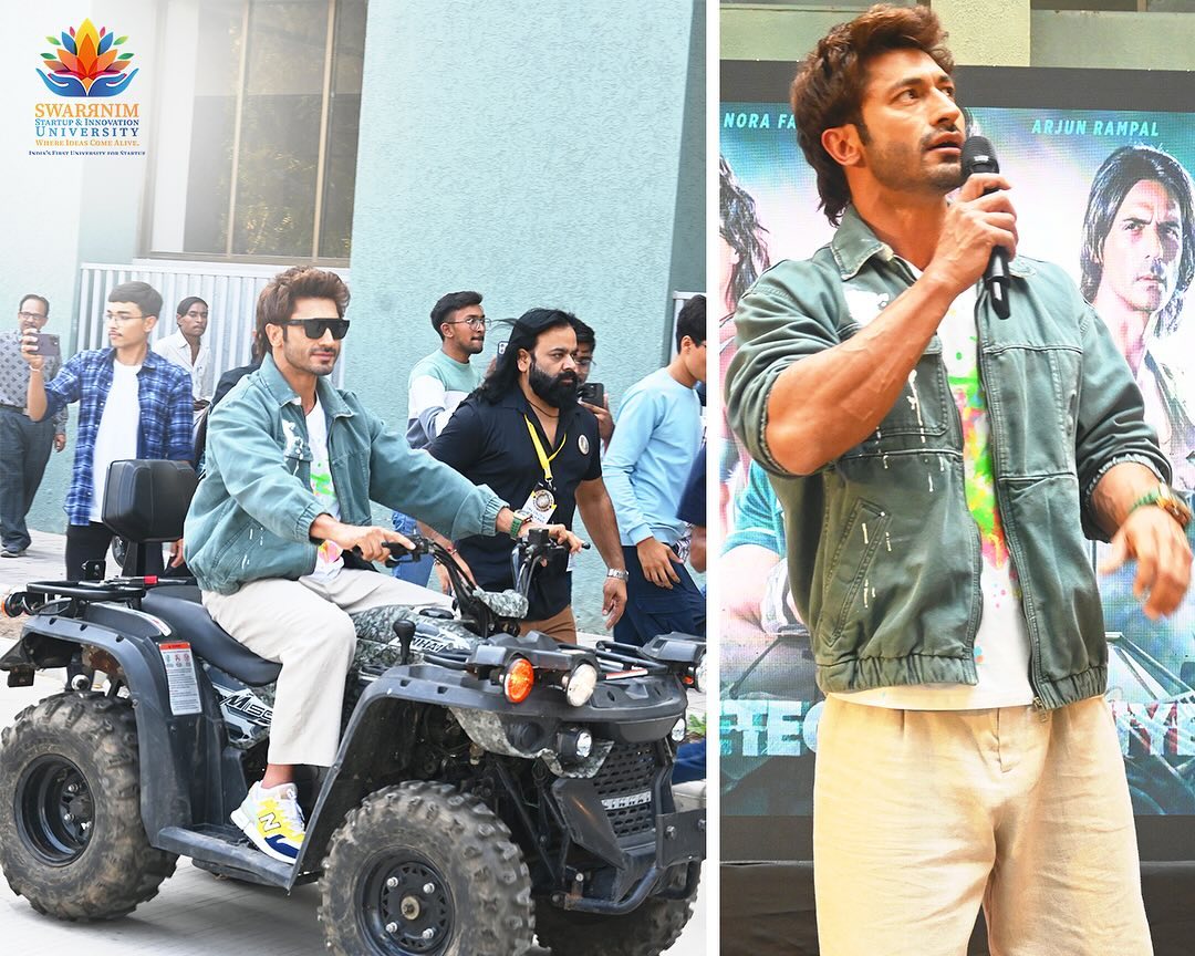 Swarrnim Startup and Innovation University - Crakk Movie Promotion 1