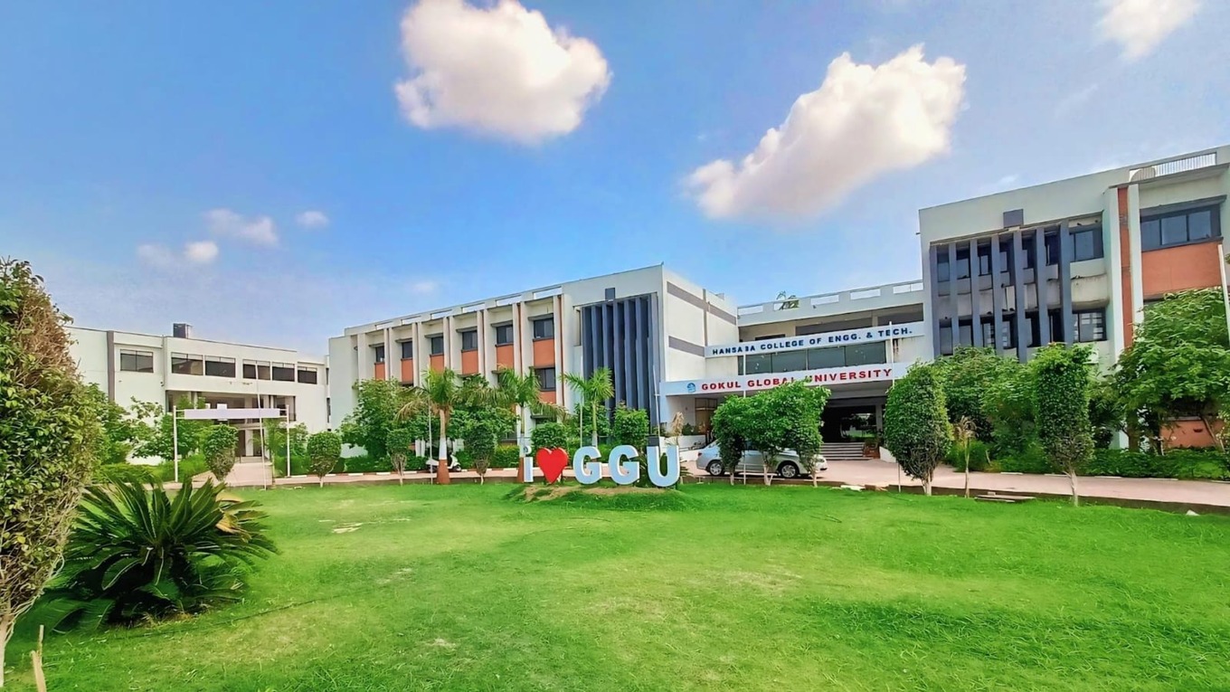 Gokul Global University campus view 5