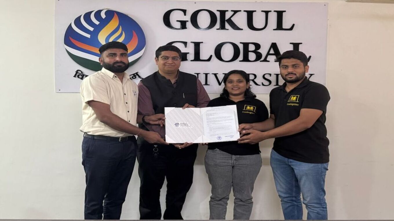 Gokul Global University campus view 6