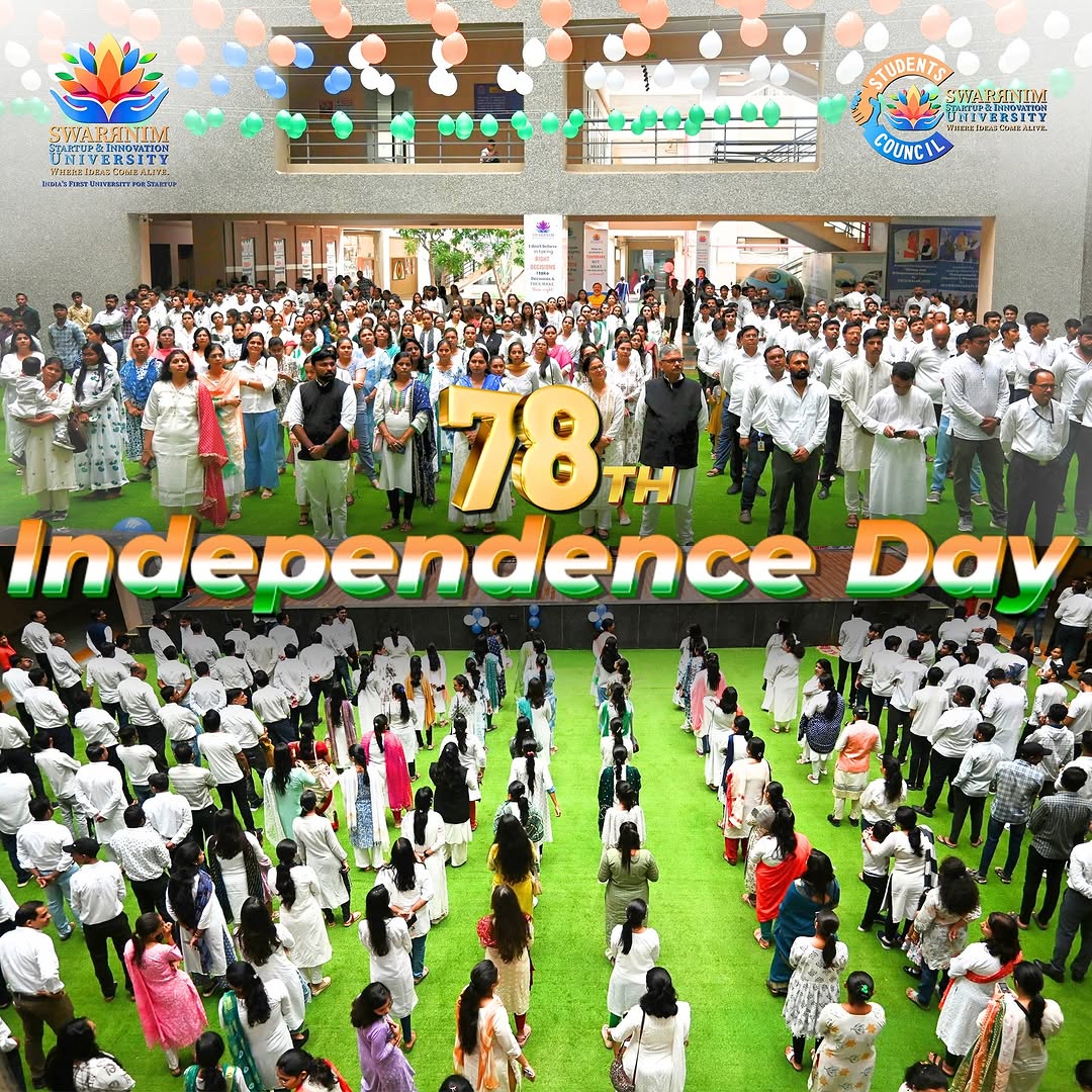Swarrnim Startup and Innovation University - Independence Day Celebration 1