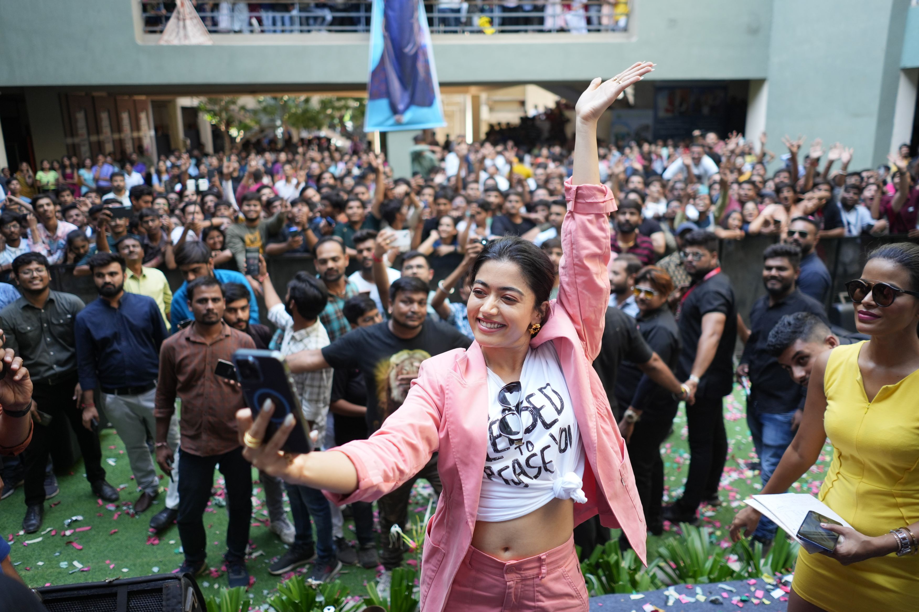 Swarrnim Startup and Innovation University - Rashmika Mandanna Performance