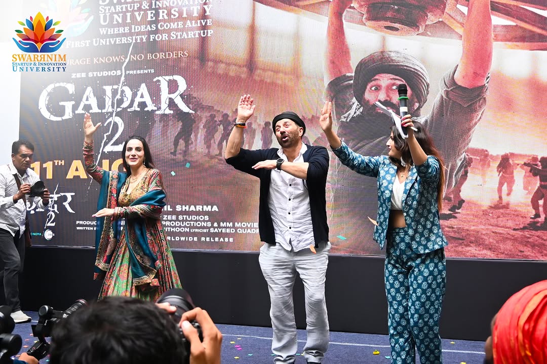 Swarrnim Startup and Innovation University - Sunny Deol Celebration